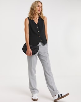 Tailored Straight Leg Trousers