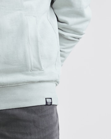 Union Garment Dyed 1/4 Zip Sweat- Steel Blue