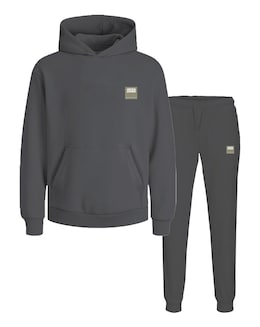 Jack &amp; Jones Drive Patch Tracksuit - Grey