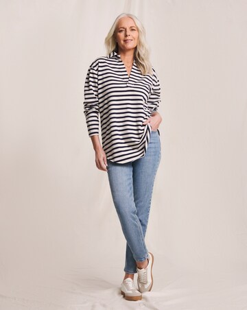 Julipa Pop Over Henley Sweatshirt