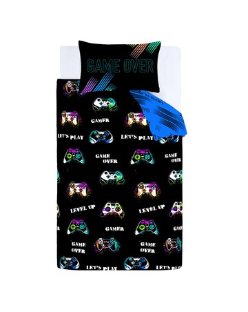 Catherine Lansfield Game Over Reversible Duvet Cover Set