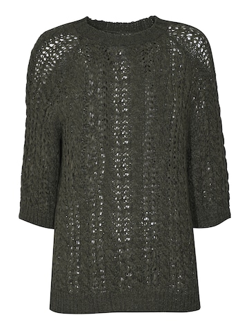 Anthology Khaki Cable Half Sleeve T-shirt