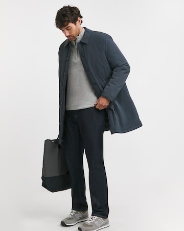 Navy Wadded Mac