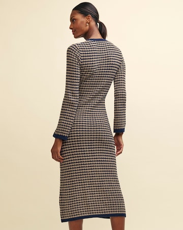 Nobody's Child Textured Midi Dress