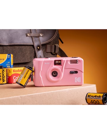 Kodak M35 Reusable Camera Bundle with 36 Exposure Film Pack - Candy Pink