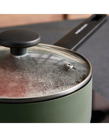 Morphy Richards Recycled Aluminium Green 5 Piece Pan Set