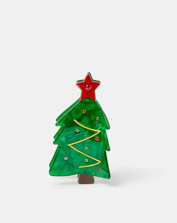 Accessorize Christmas Tree Claw Clip