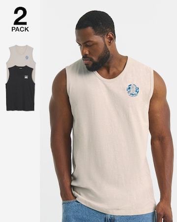 Jack & Jones 2 Pack Vest - Multi