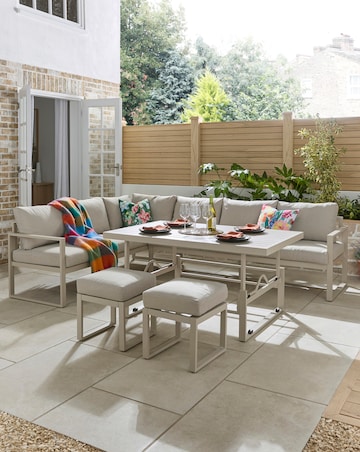 Soho Aluminium Corner Sofa Set