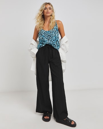 Simply Be Blue Animal Sleeveless Scoop Neck Cami