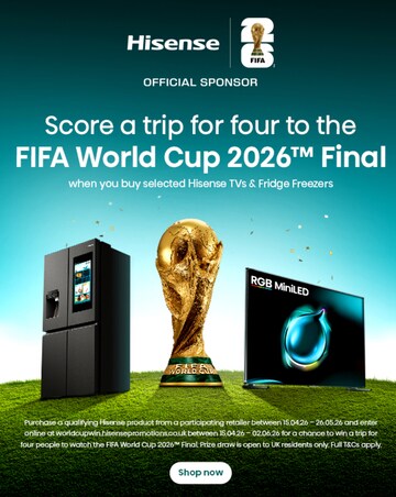 Hisense RF632N4WFE Fridge Freezer - Black E Rated