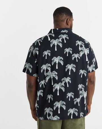 Mono Palm Print Shirt