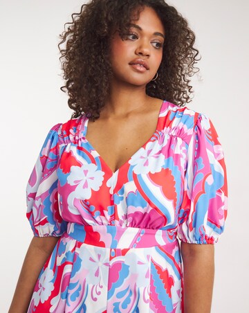 Twisted Wunder Puff Sleeve Buttercup Jumpsuit