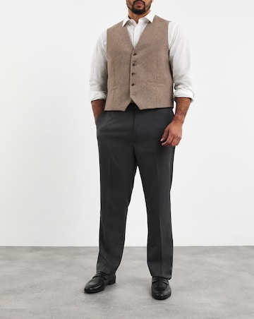 Oatmeal Donegal Regular Fit Waistcoat