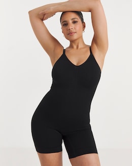 MAGISCULPT Medium Control Seamfree Mid Thigh Bodysuit Black