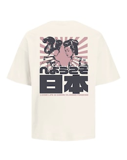 Jack &amp; Jones Cherry Back Graphic T-Shirt - White
