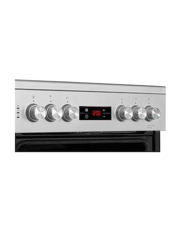 Beko KDC653S Double Oven Electric Cooker - Silver