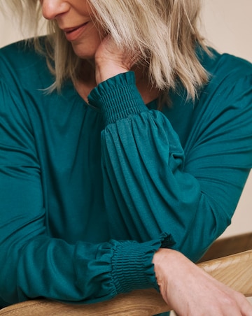 Julipa Long Sleeve Jersey Blouse