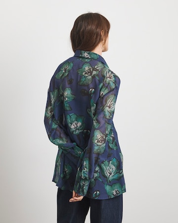 Joanna Hope Oversized Printed Shirt