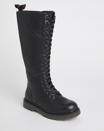 Heavenly Feet Avalon Knee High Boots Standard to Curvy Calf Ex Wide Fit