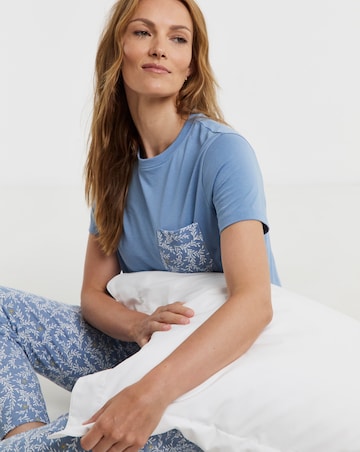 JD Williams (2 Pack) Value Pyjama Sets Leaf Print