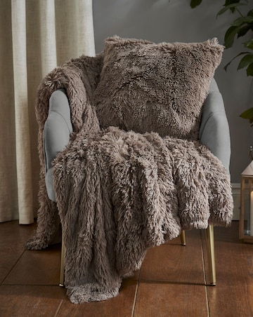 Catherine Lansfield Shaggy Fleece Throw
