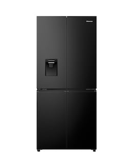 Hisense RQ5P470SMFE 80cm American 4 Door Fridge Freezer - Black Stainless Steel
