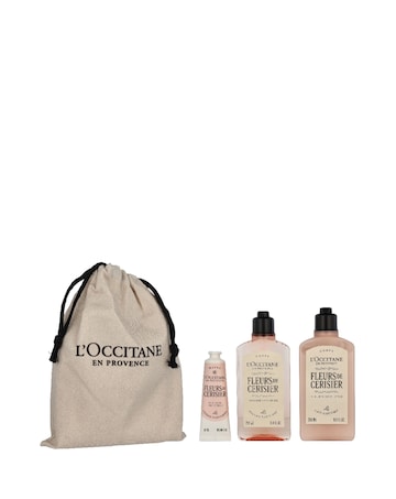 L'Occitane Cherry Blossm Body 3 piece Gift Set