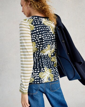 White Stuff Nelly Notch Jersey Top