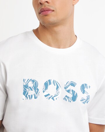 BOSS Graphic Logo White T-shirt