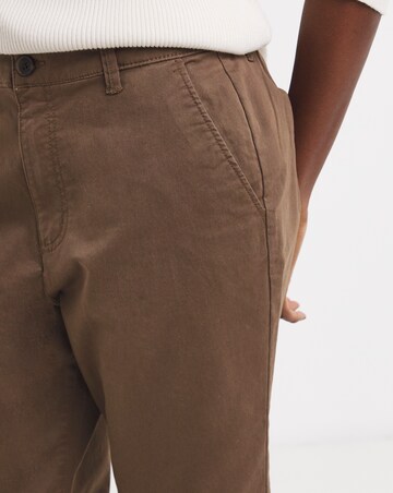 Cotton Cropped Trouser with Stretch