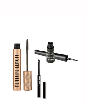 Barry M Mascara, 2 in 1 Eyeliner And Lash And Extreme Lip Plumping Gloss Bundle