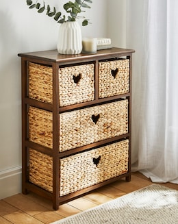 Hyacinth Hearts 2+2 Drawer Unit