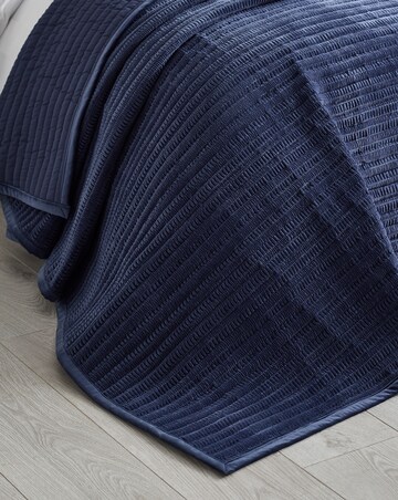 Catherine Lansfield Velvet Pinsonic Bedspread