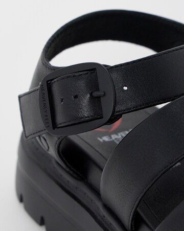 Heavenly Feet Saffron Fisherman Chunky Sandals - Extra Wide Fit (EEE)