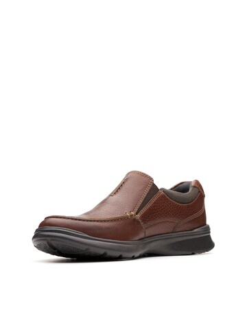 Clarks Cotrell Free Shoes Wide Fit - Tobacco