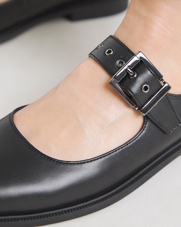 Radiance Square Toe Mary Jane Shoes Wide E Fit