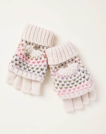 Fatface Space Dye Overflap Glove