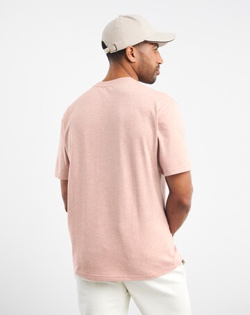 Textured Marl Relaxed Fit Pocket T-Shirt
