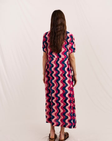 Julipa Crinkle Pocket Midi Dress