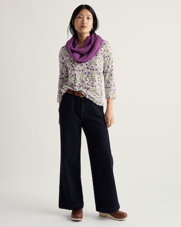 Seasalt Cornwall 3/4 Kellow Jersey Top