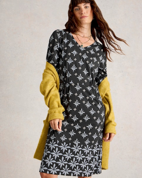 White Stuff Tallie Jersey Dress With Pockets And Gathered Waist