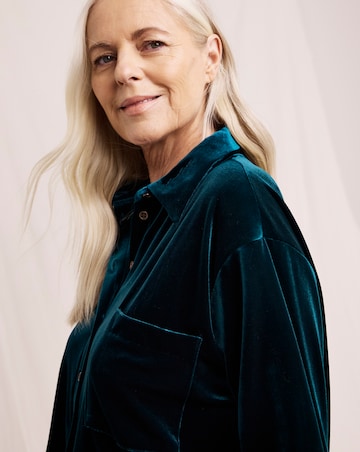Julipa Longline Velvet Shirt