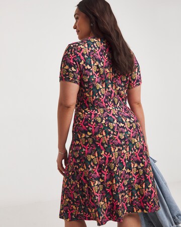 Joe Browns Perfect Parrot Jersey Midi Dress