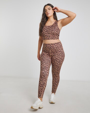 Simply Be SB3 Leopard Print Active Leggings