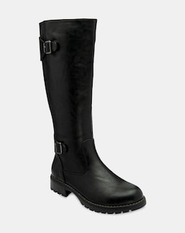 Lotus  Brandi Knee High Buckle Boot Standard Fit