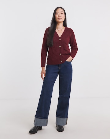 Wine Cable Cardigan