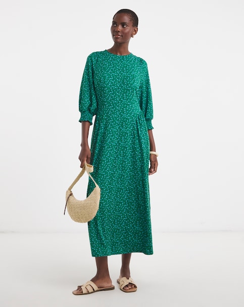 Jersey Seam Detail Smock Dress