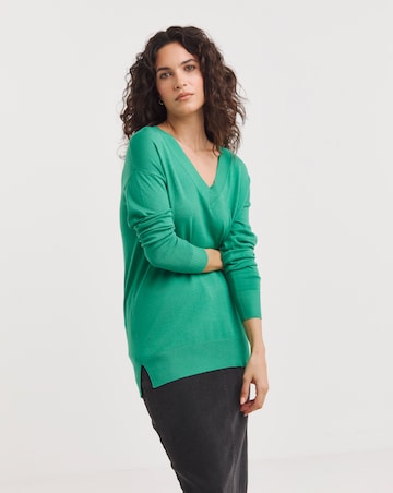Slouchy V Neck Tunic