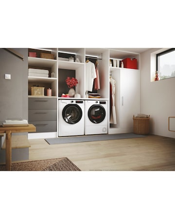 Hoover H-DRY 350 HRE C9TBE-80, 9kg, Condenser Tumble Dryer - White